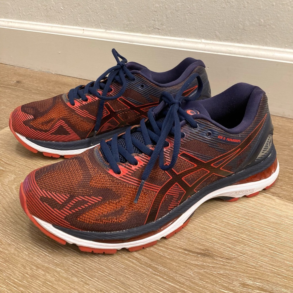 Asics Men's Shoes - Red and Blue - Picture 2 of 12